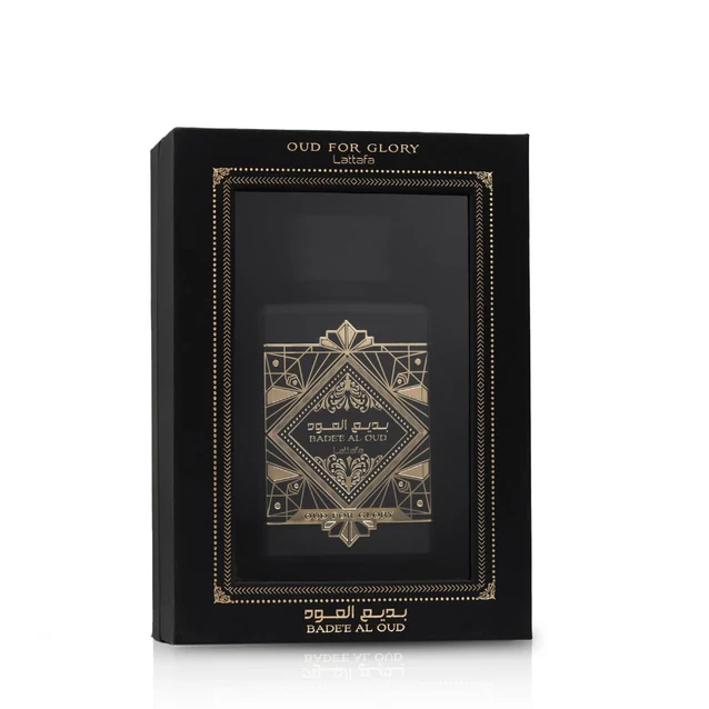 Lattafa Perfumes Bade'e Al Oud, Oud for Glory for Unisex Eau de Parfum Spray, 3.4 Ounce
