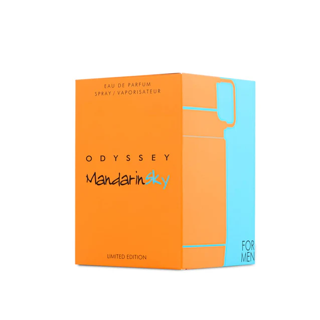Armaf Odyssey Mandarin Sky for Men Eau de Parfum Spray, 3.4 Ounce