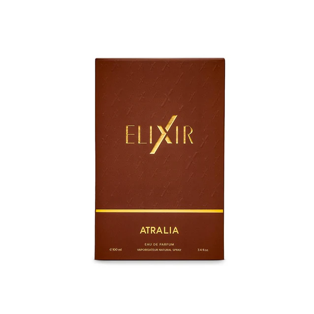 Atralia Elixir Eau De Parfum for Men 100Ml 3.4Oz - Luxurious and Long Lasting Fragrances with Notes of Fougere and amber - Best Alternative for Le Male