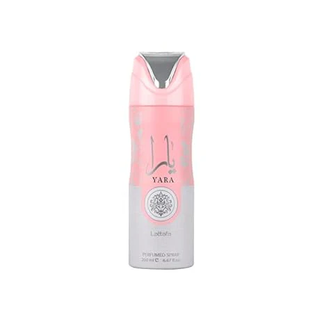 Lattafa Yara Perfumed Deodorant Spray for Unisex, 6.67 Ounce